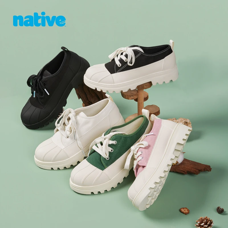 native【Kimmy休闲鞋】秋季单鞋贝壳头增高厚底防滑户外女鞋情侣鞋