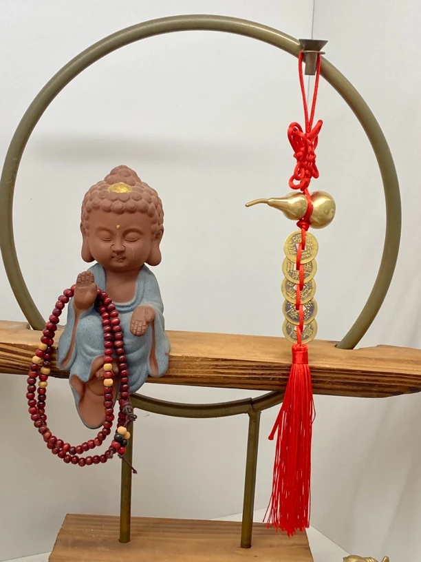 五帝钱铜葫芦，可装藏