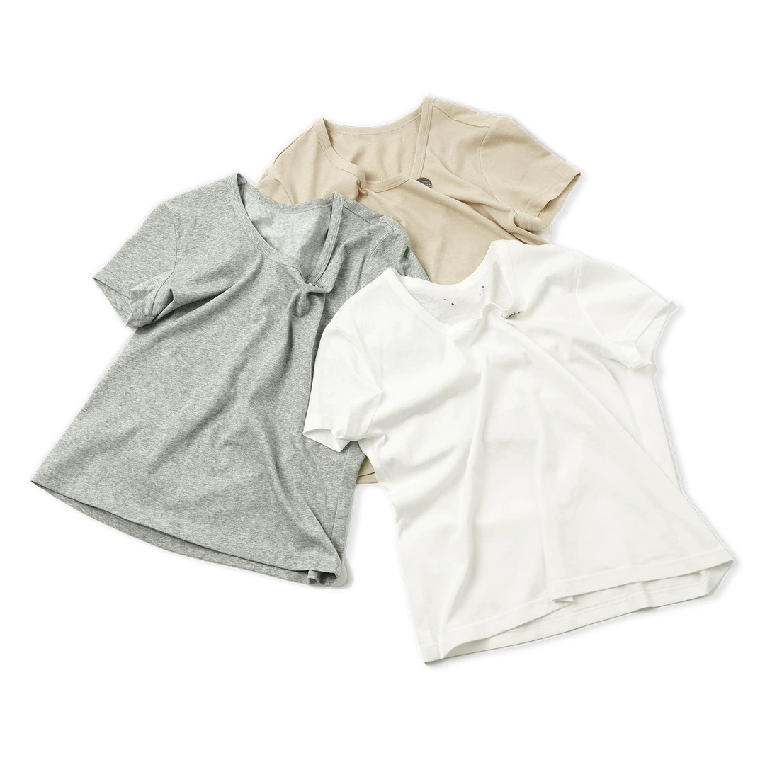 【圆领金属标打底短袖】TXAL47061