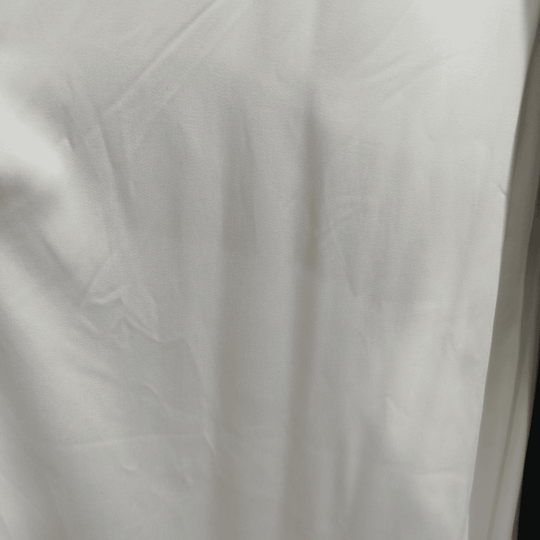 醋酸棉布料乳白色弹力2.2米