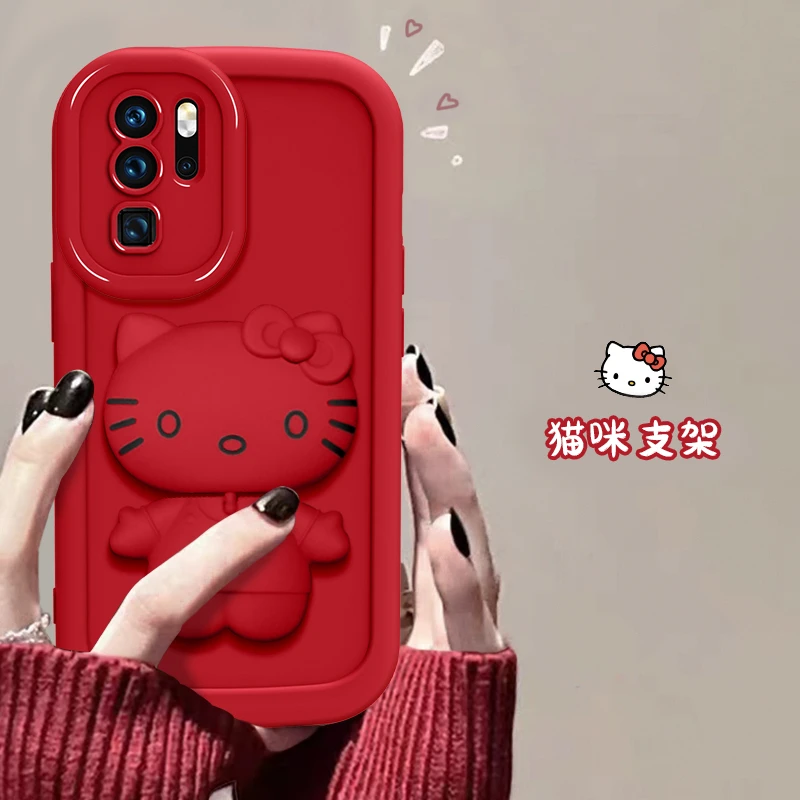 华为P30Pro手机壳猫猫支架泡芙壳高颜值创意可爱硅胶全包防摔女款