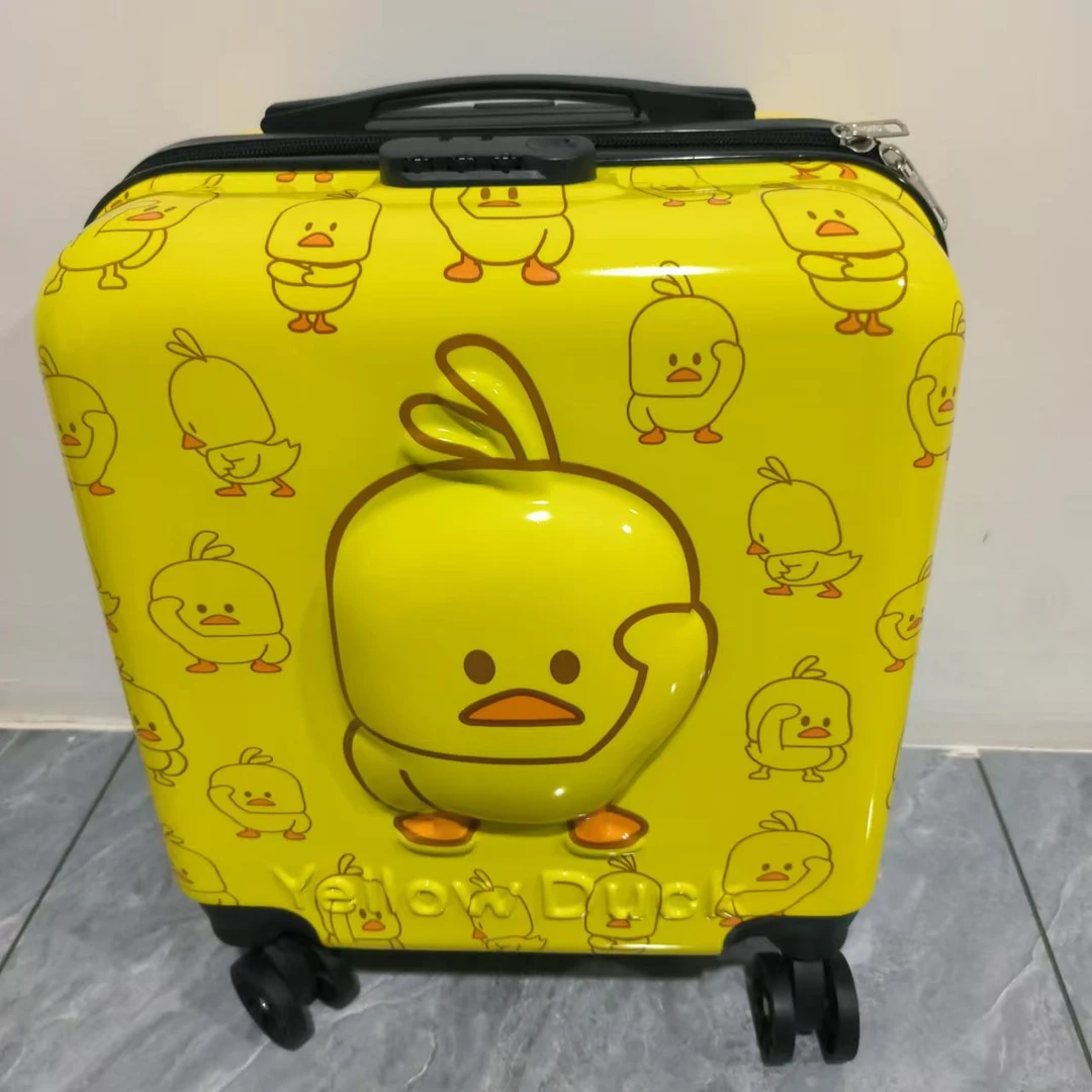 卡通儿童行李箱18寸男女孩学生万向轮旅行箱拉杆箱AY
