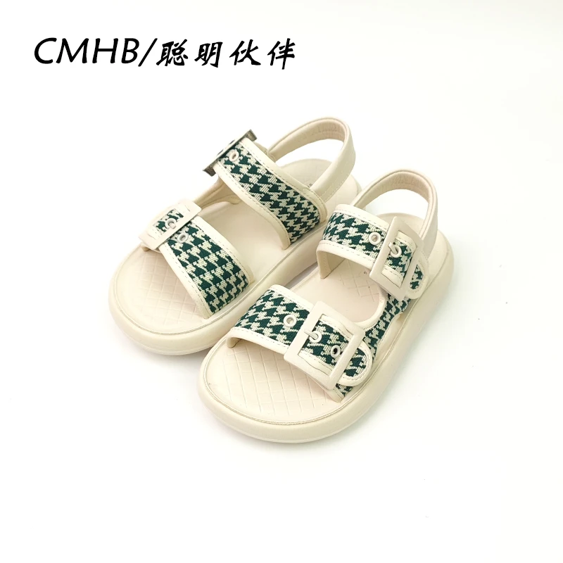 夏季新款儿童时尚女童休闲百搭中大童凉鞋透气软底童鞋运动