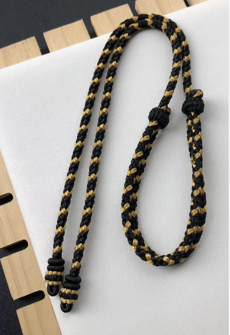 非金属布艺 纯手工编织横穿锁骨链项链绳（手工不易，不退不换）