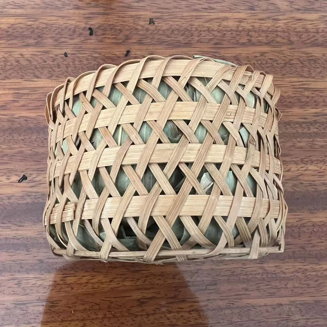 2023年六安黑茶雨前贡尖料250g 配茶样