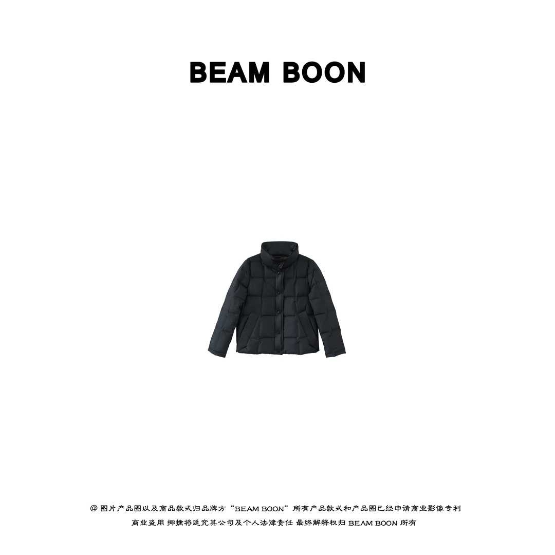 Beam Boon | 【轻行羽绒】蓬松柔软95%鹅绒立体裁剪设计短款羽绒服