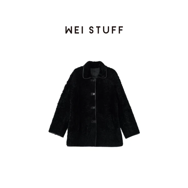 WEI STUFF “年终战袍”土耳其进口双面穿拉贡皮草外套 7116 .