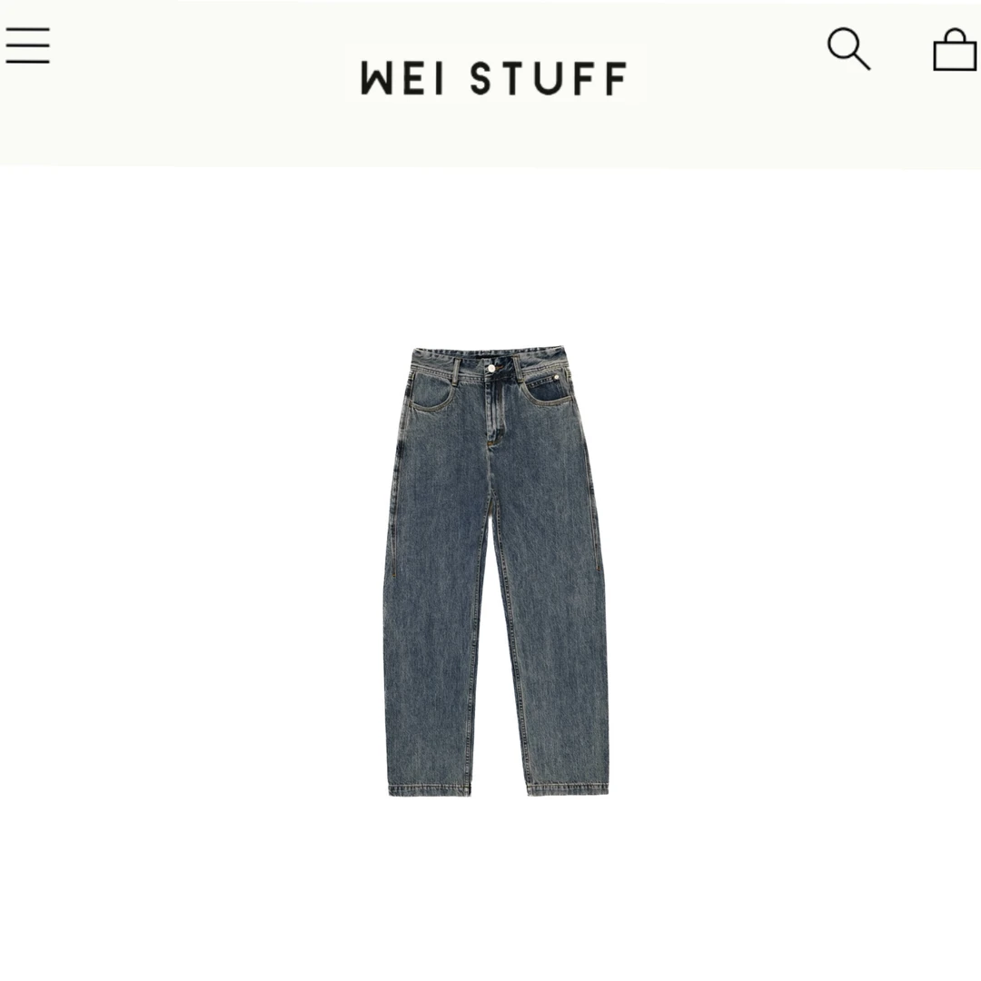 WEI STUFF 特  实穿主义复古牛仔裤 4804