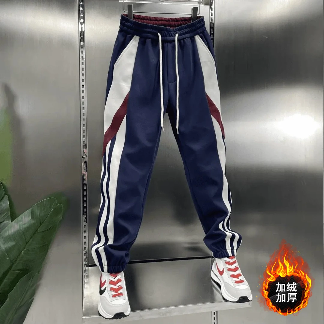 秋冬季阔腿束脚卫裤潮牌in休闲运动裤男韩版潮流宽松休闲长裤子
