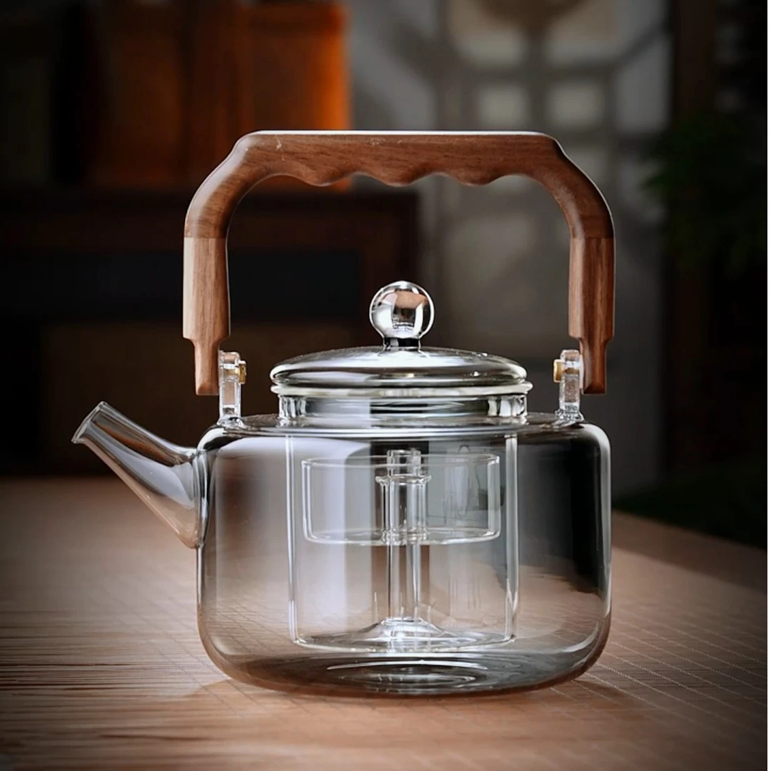耐高温加厚玻璃煮茶壶大容量烧水壶蒸煮茶器家用烧水煮水壶电陶炉