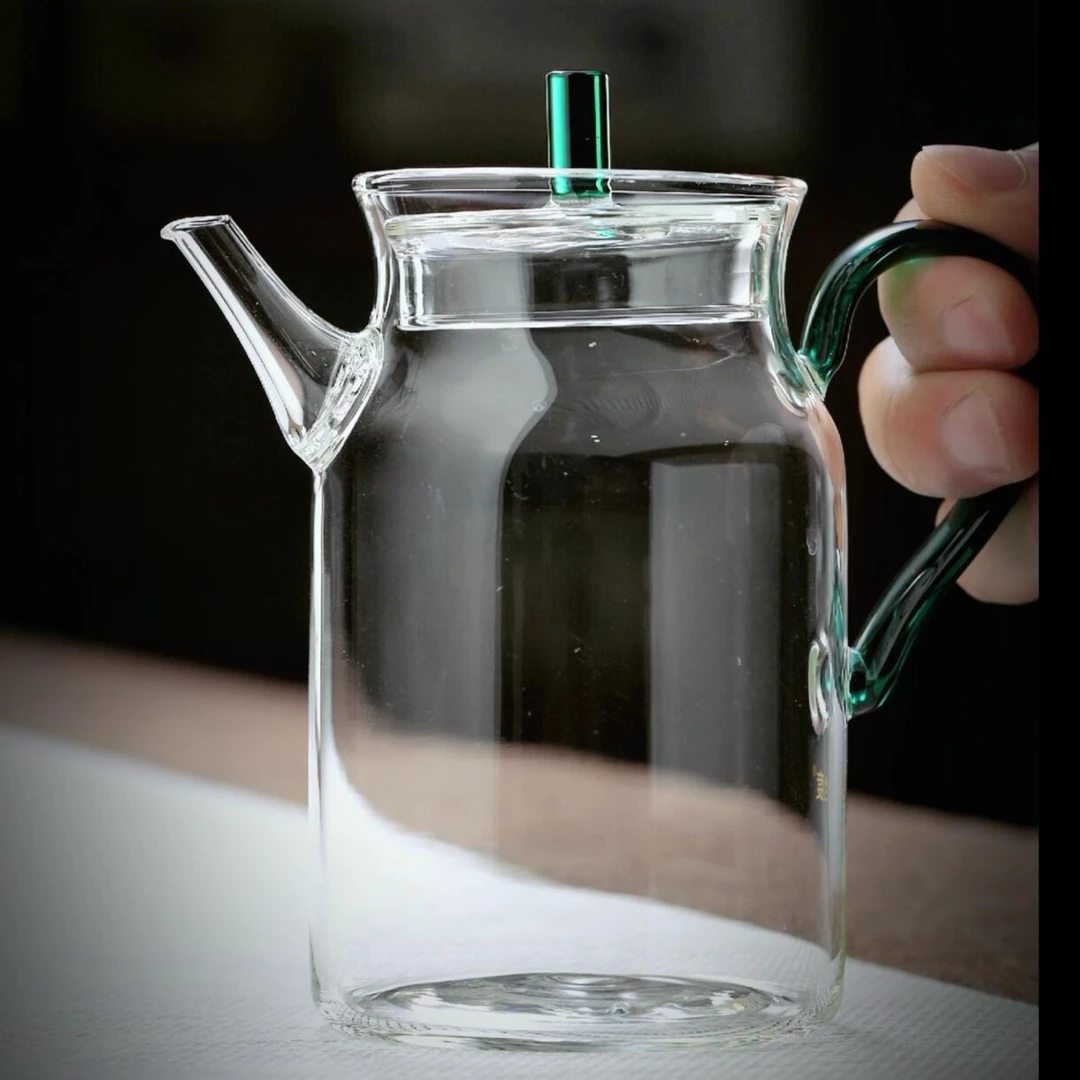 仿宋小茶壶公道杯执壶玻璃泡茶壶耐热加厚绿茶泡茶器带盖家用日式
