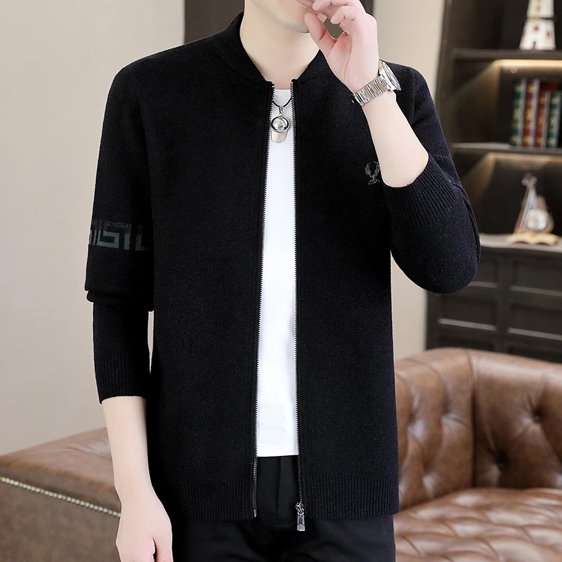 针织开衫春秋男士秋季潮流休闲秋冬韩版春秋季时尚帅气外穿流行潮