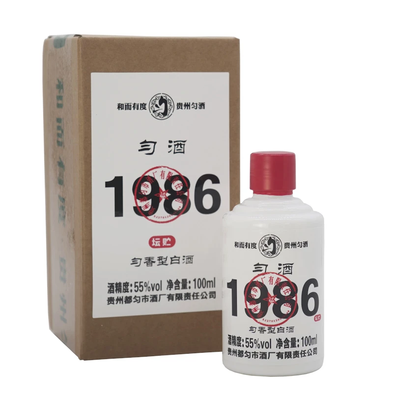 匀酒小1986 匀香型 原浆老酒 55度100ML