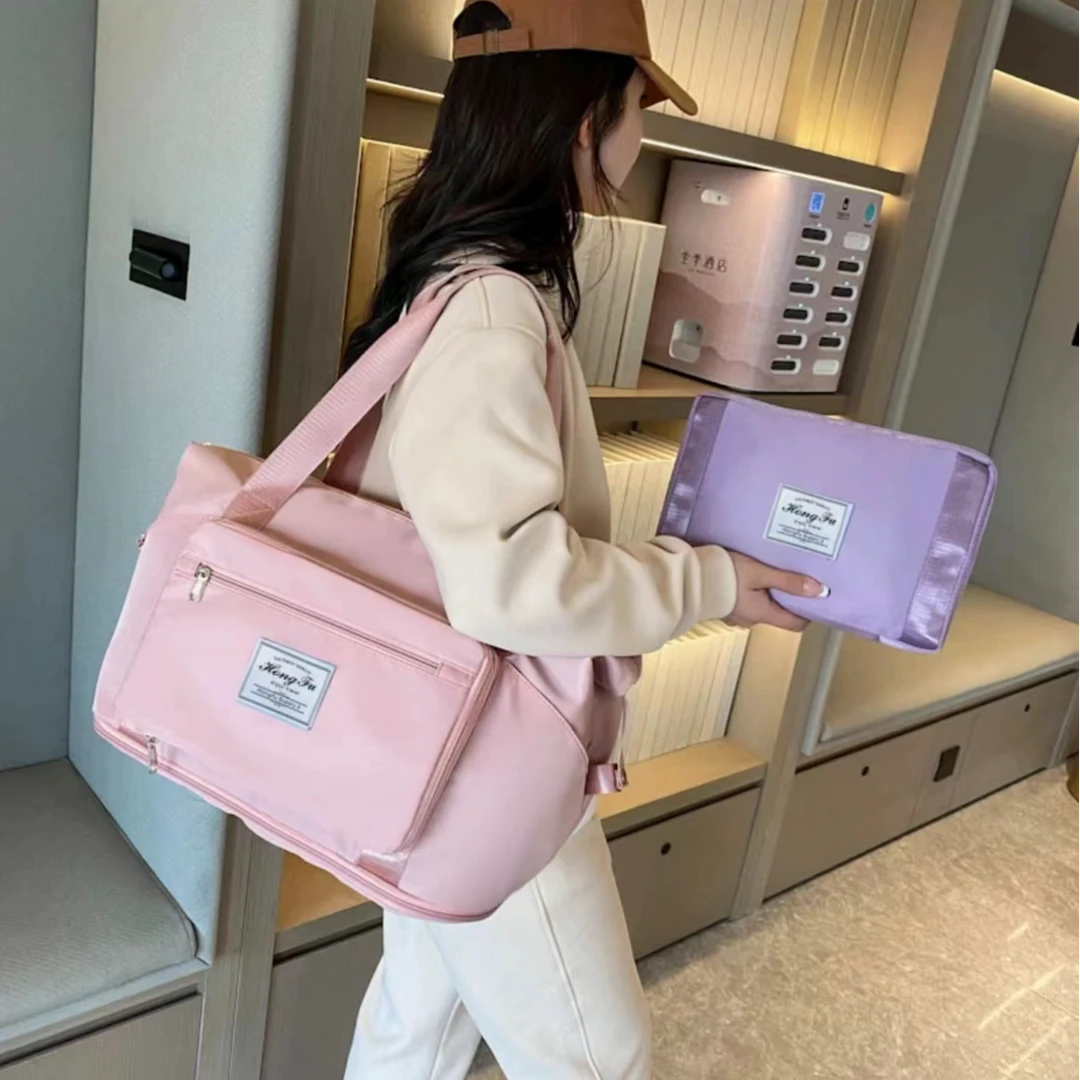 年多多旅行包大容量健身包手提待产收纳包短途旅游出差便携行李袋