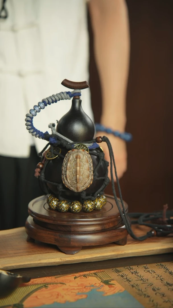 【闪购商品】370号500ml非遗大漆酒葫芦