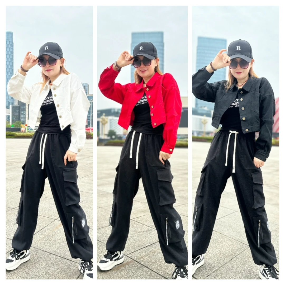 新款洗水棉小短款外套3001