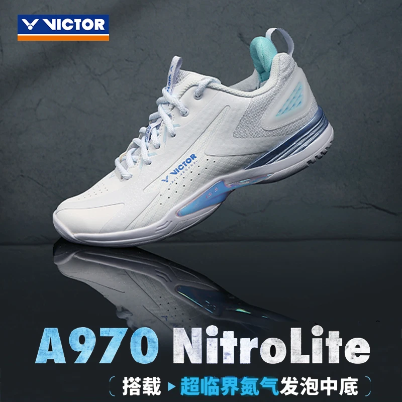 威克多胜利羽毛球鞋A970NitroLite 李梓嘉超轻防滑减震专业运动鞋