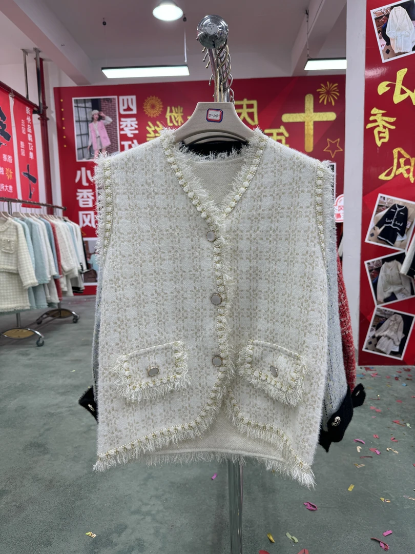 2024新款时尚潮流网红女士小香风外套987