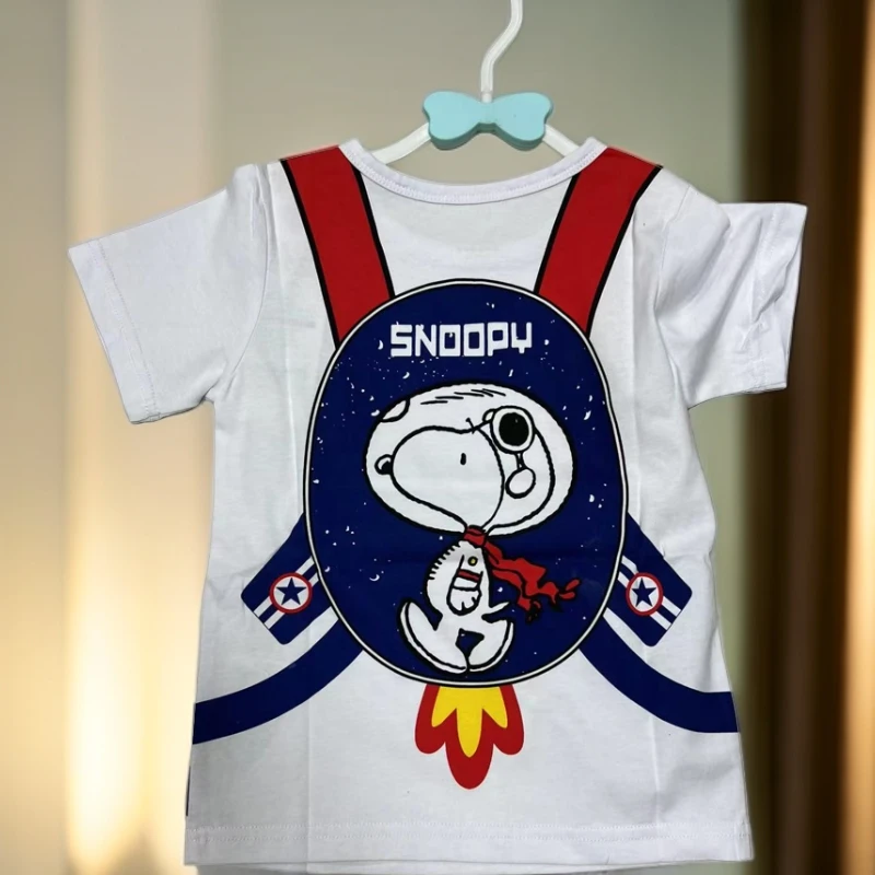 【史努比童装白色T恤