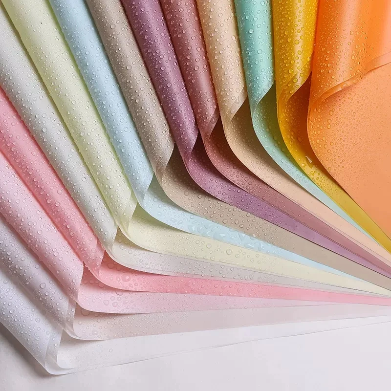 [皮皮虾]蜜糖纸纯色雾面纸半透包花纸鲜花包装纸花店花束韩素纸