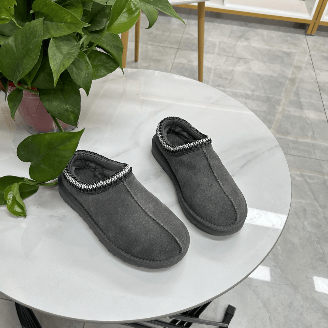 YIMELLUGG低帮雪地靴桑坡经典民族风特价雨真牛皮真皮百搭时尚女1