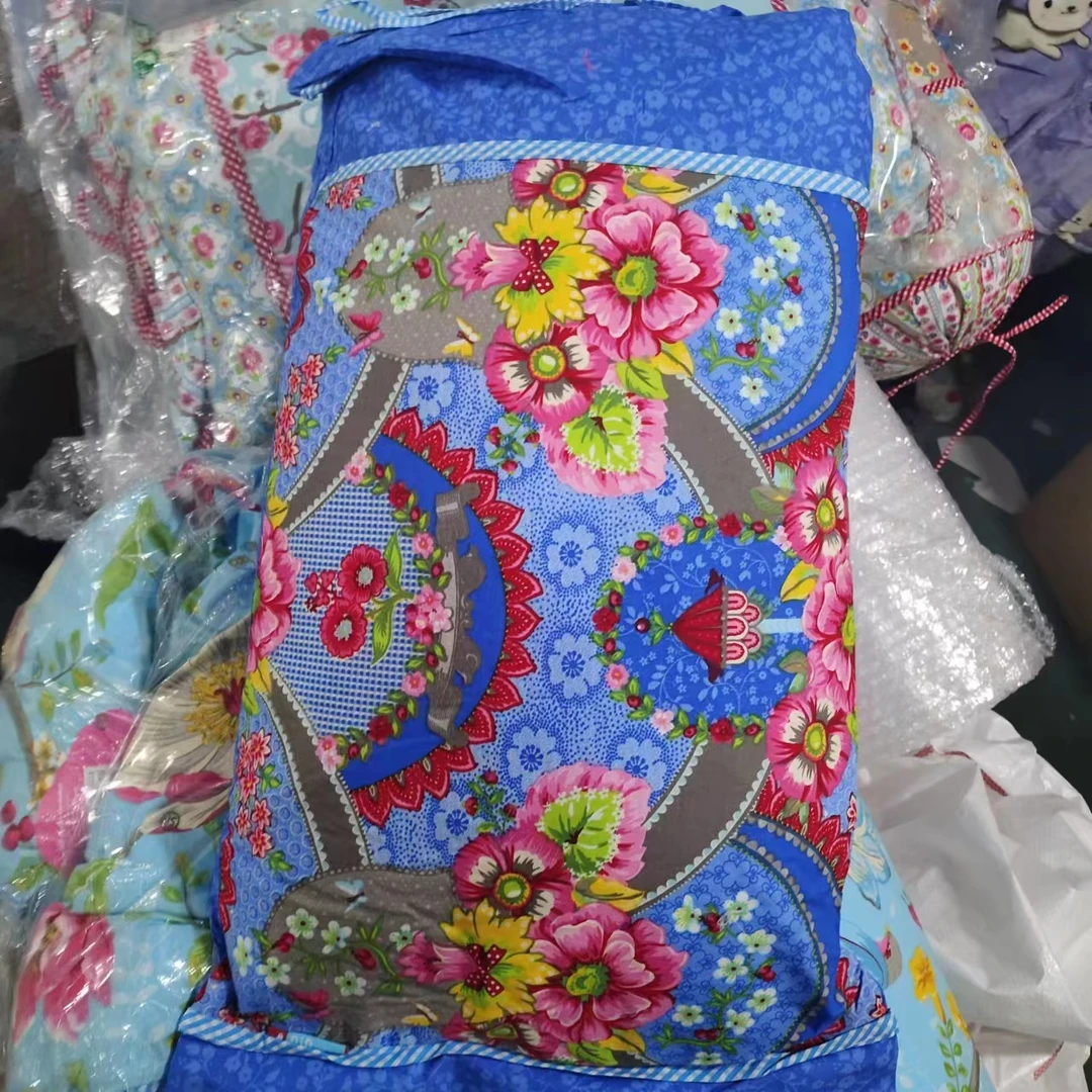 A1 深蓝艺术碎花剪纸款抱枕 腰靠 约35*60 发1个