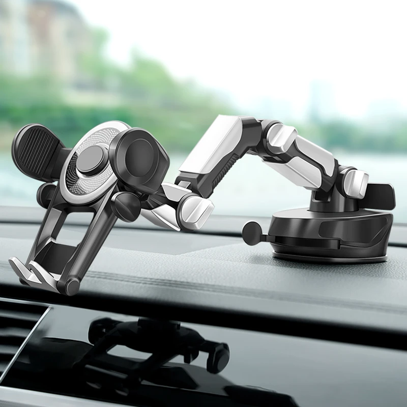 手机支架车载吸盘式新款可折叠汽车内仪表台万能通用导航固定支驾