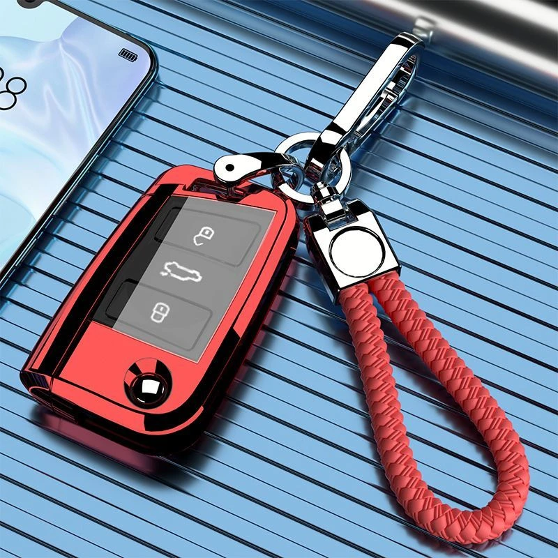 适用于23款大众新捷达VS5钥匙套捷达vs7侧边弹出壳男女汽车内饰扣