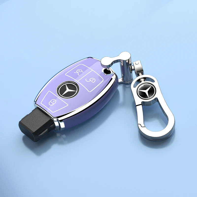 尼渡蒂全系08-17款奔驰CLS钥匙套300专用16车扣260保护扣壳260男