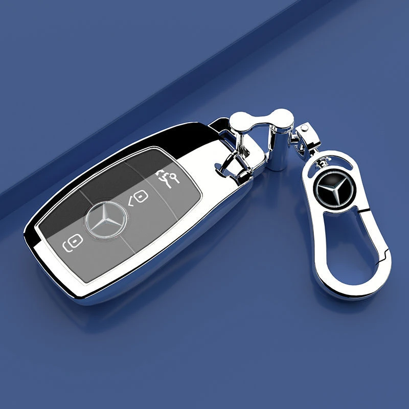 适用于奔驰A级钥匙套进口2020款a200B级a180高档专用装饰包壳扣