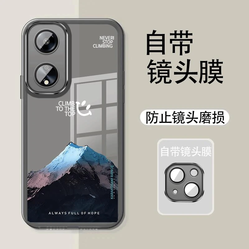 OPPOA1手机壳自带镜头膜保护透明软壳气囊防摔日照