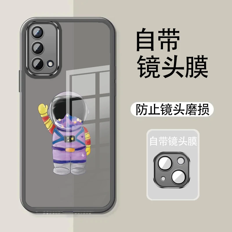宇航员5OPPOA93手机壳华为OPPO苹果VIVO小米自带镜头来图定制7
