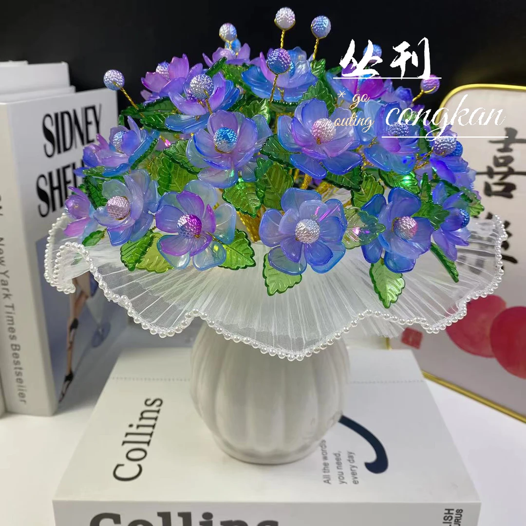 富贵牡丹花材料包diy手工花束