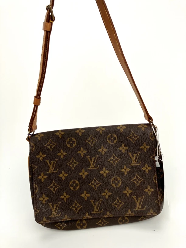 95新 LouisVuitton/路易威登 老花横版腋下王菲包