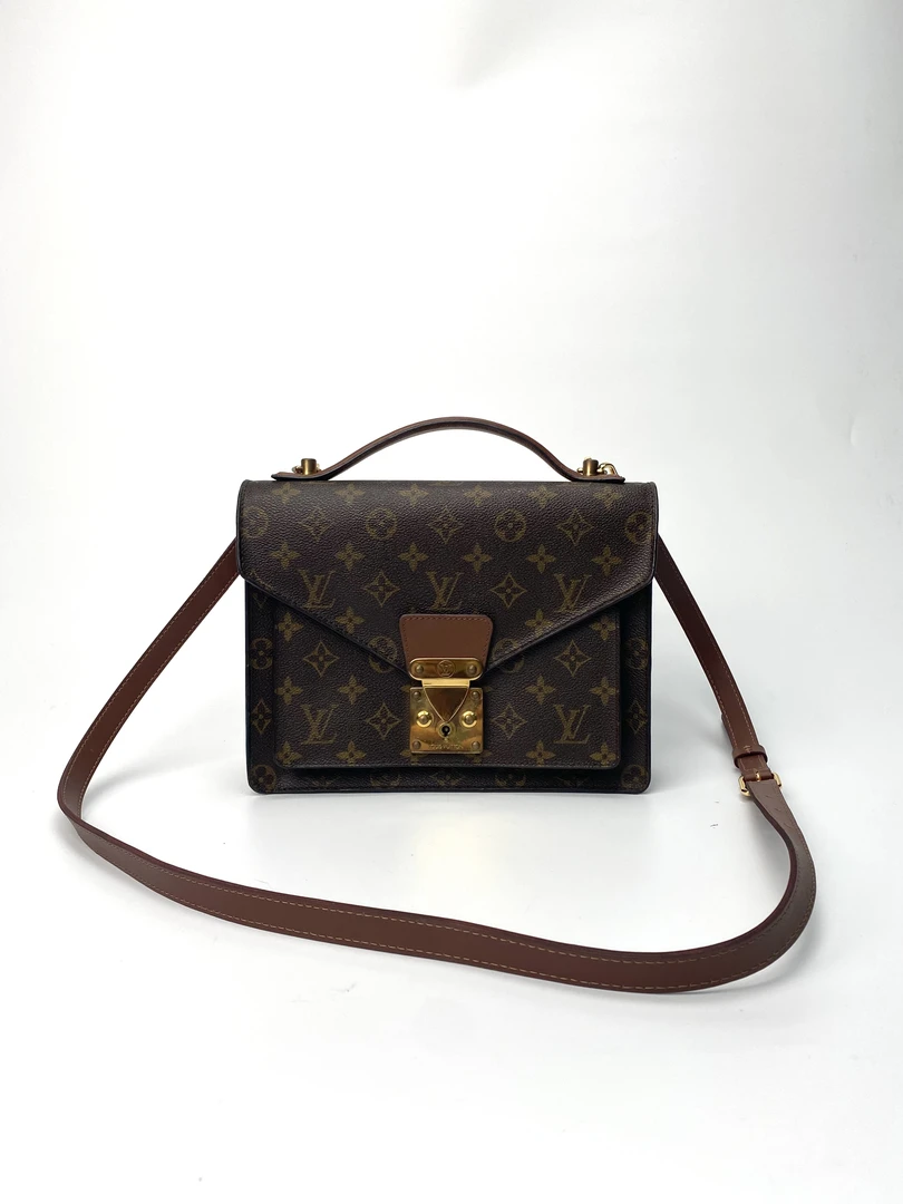 90新 LouisVuitton/路易威登 老花蒙梭26