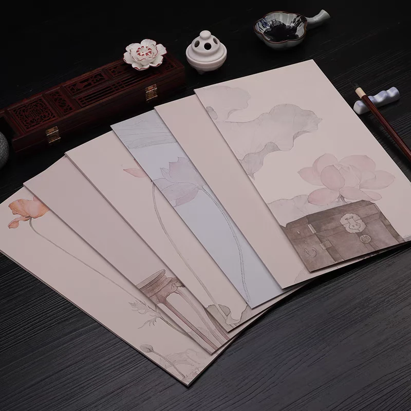 王炸福利058;17x34cm徽风皖韵”蜡染笺20张一包(5包一组不挑款)
