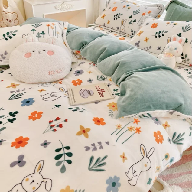 101No退No换单被套二等品瑕疵款介意慎拍2米X2.3米牛奶绒单被套