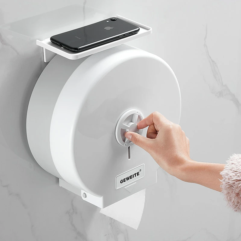 酒店卫生间大卷纸盒公共厕所卷纸筒厕纸盒壁挂式大盘纸盒卷纸筒盒