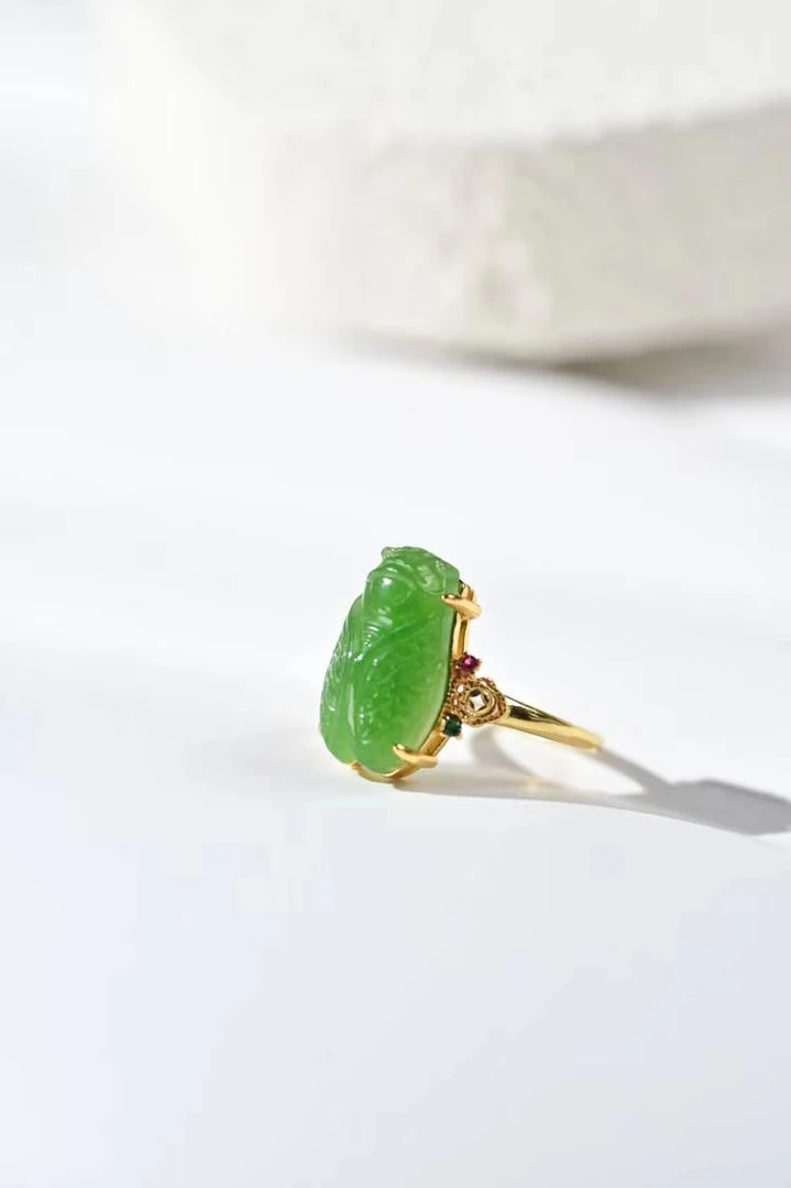 和田玉碧玉一鸣惊人 富贵缠身