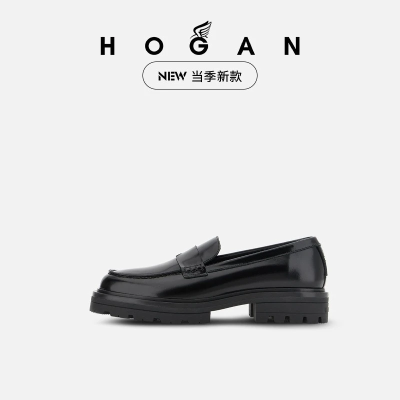 HOGAN男鞋H673系列时尚休闲乐福鞋