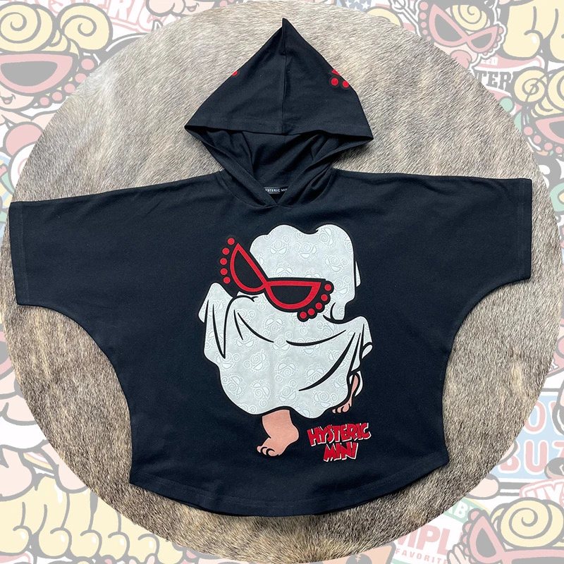 【旺崽童装】黑超奶嘴 夜光斗篷 万圣节蒙眼搞怪外套男女儿童款