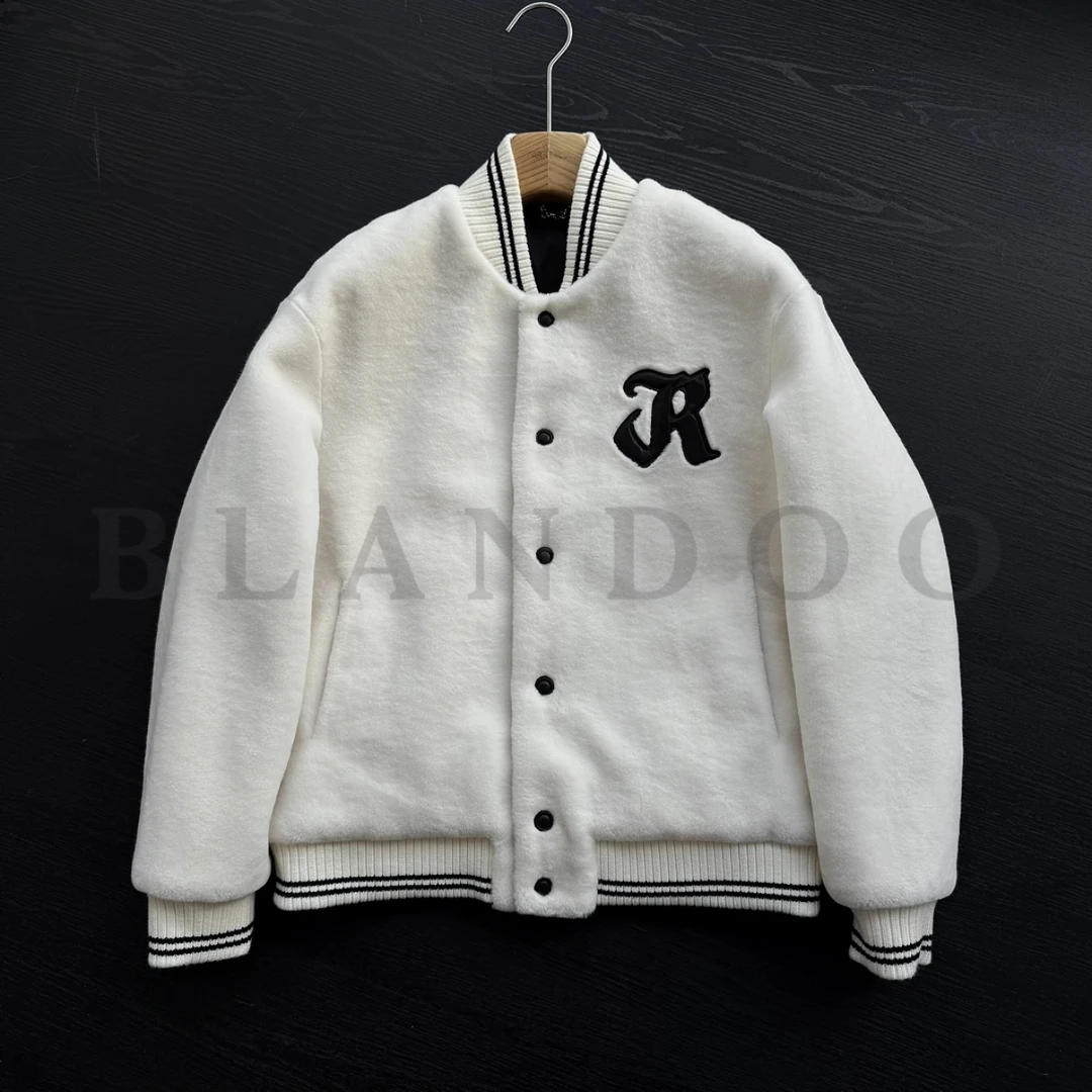 BLANDOO "高阶品质" 设计师款男士经典百搭撞色羊毛外套88921