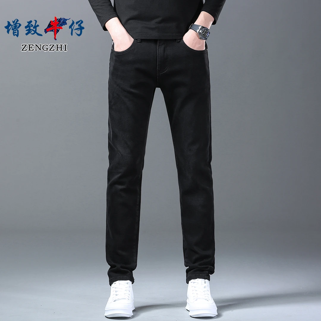 ZENGZHI/增致牛仔Z10-19秋季新款潮流高端修身小脚男士牛仔裤