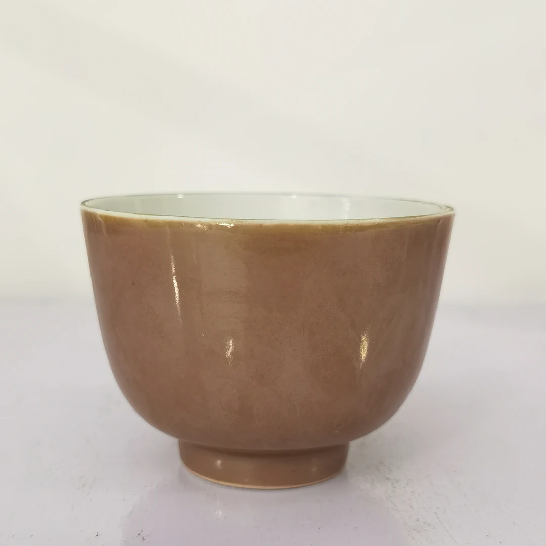 2175清晚期 内瑞竹外紫金釉茶园