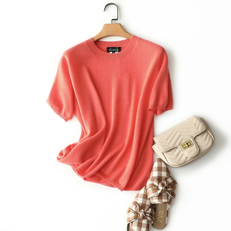 藏里羊【无缝一体成衣】秋冬新款羊绒针织毛衣T恤 BC01491