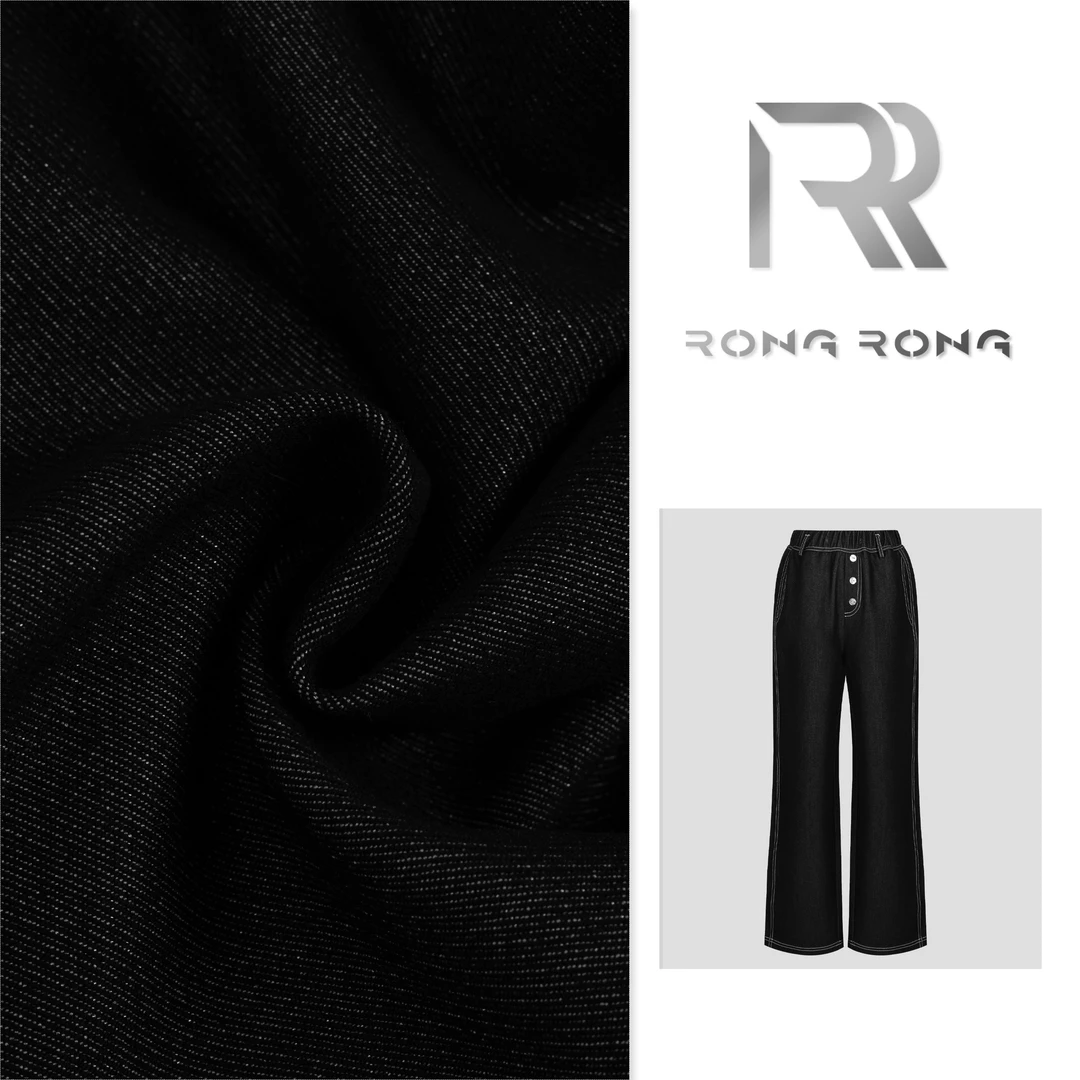 溶溶L【线绘墨絮】RONGRONG 时尚显瘦阔腿百搭牛仔裤2405-1.20 K001