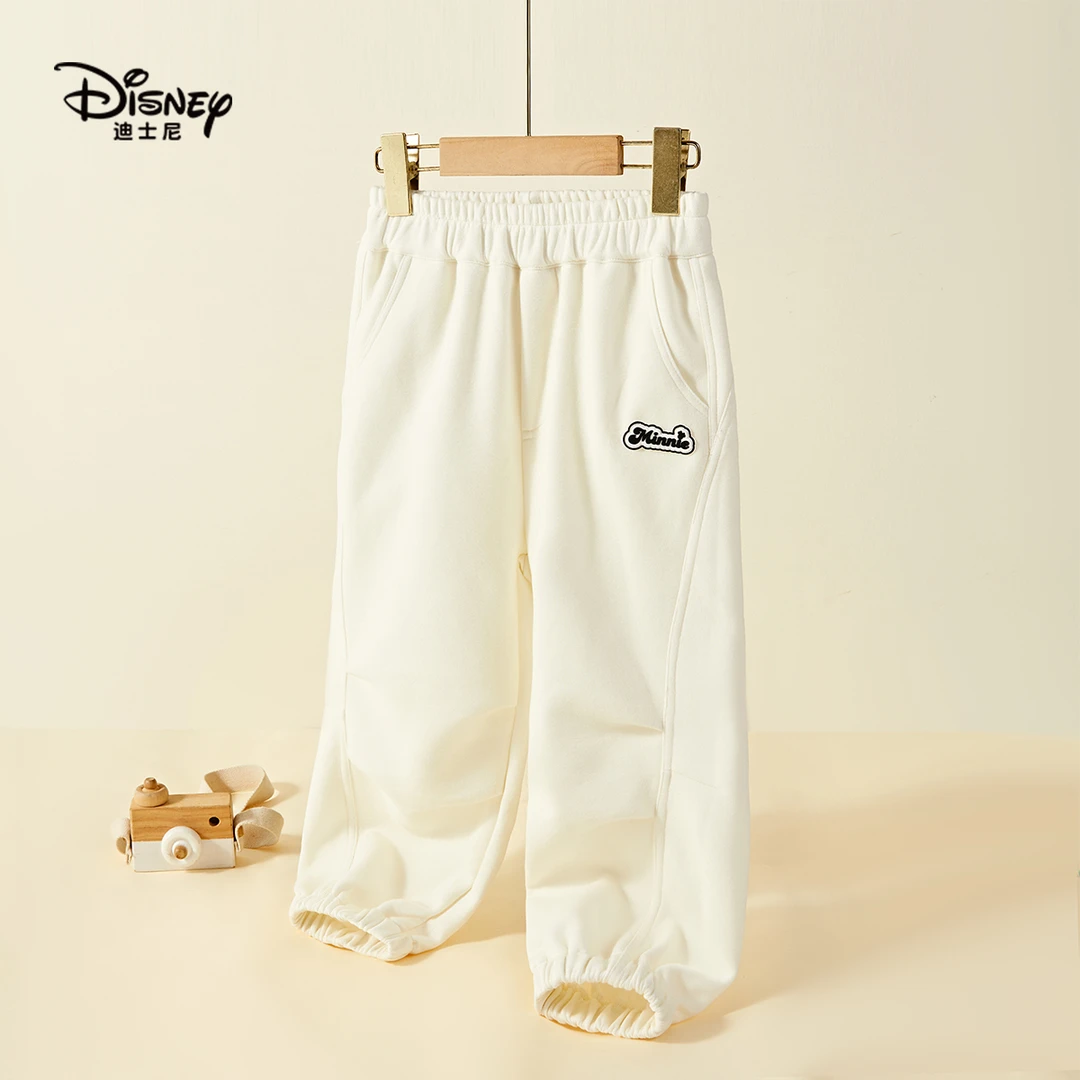 Disney/迪士尼新款女童裤保暖休闲大童时尚秋冬儿童宽松洋气裤子
