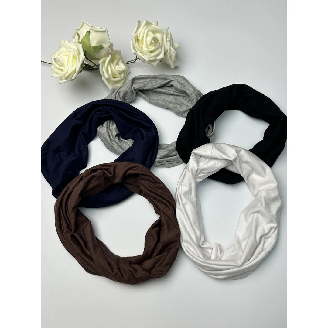 法式优雅条纹围脖纯棉保暖围脖