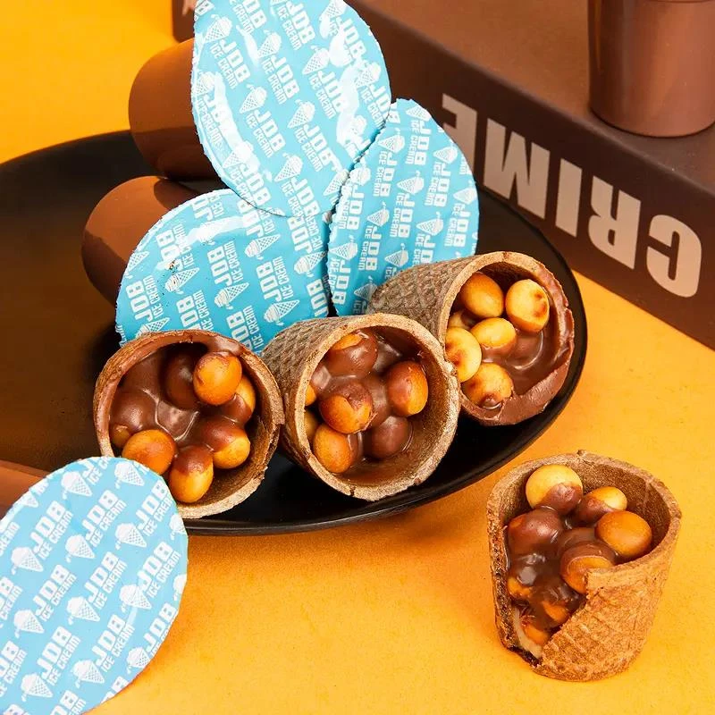 杰顿脆脆筒迷你饼干巧克力脆脆杯夹心网红吃货解馋休闲小零食小吃