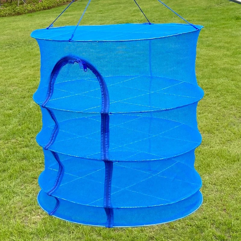 晒鱼网收纳编织双层可折叠方形镀锌源头产品防蝇晒菜网笼速干网